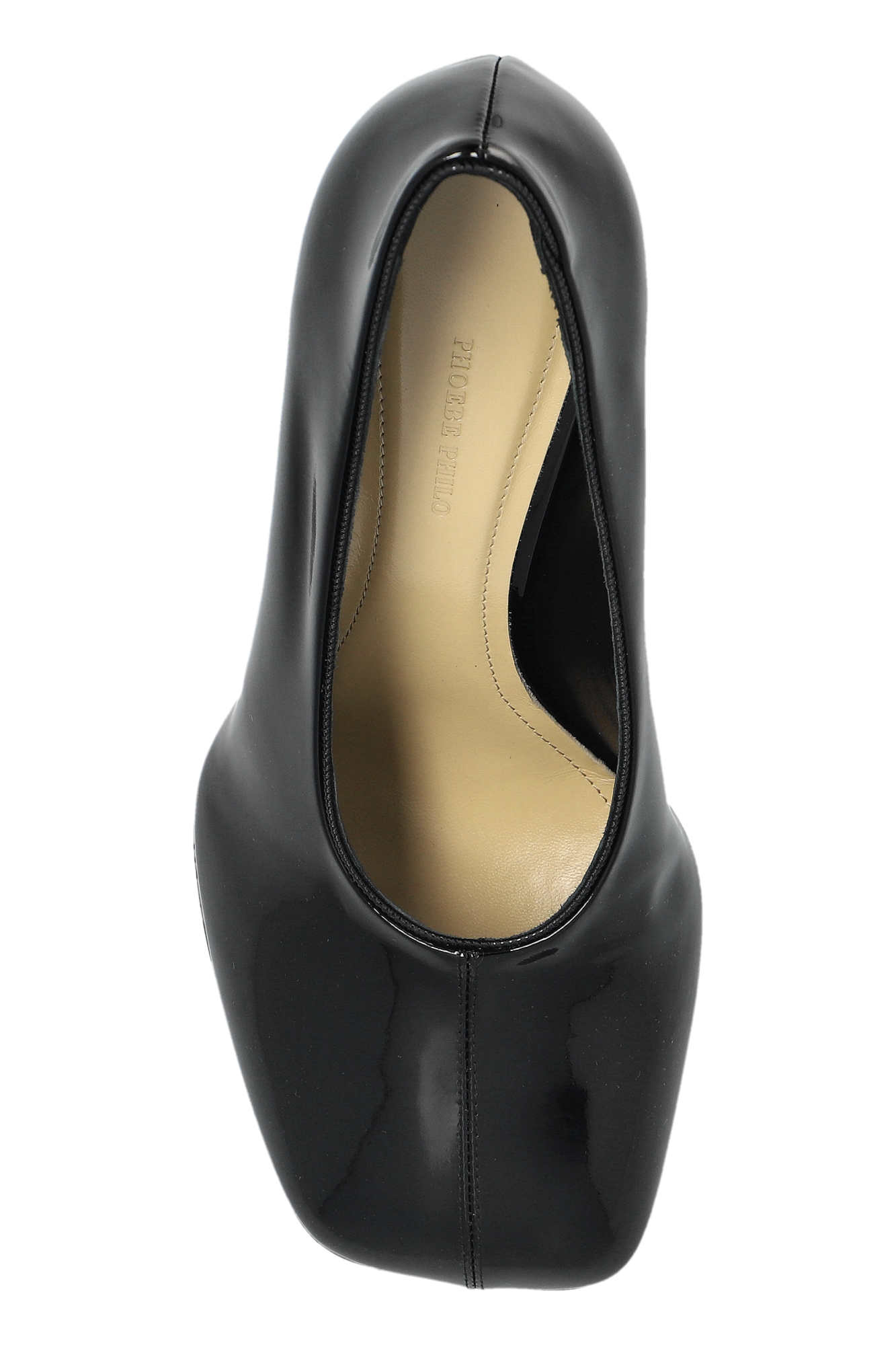 PHOEBE PHILO ブラックフラットシューズ 23.5cm PHOEBE PHILO ブラックフラットシューズ 23.5cm 脚を美しく魅せる